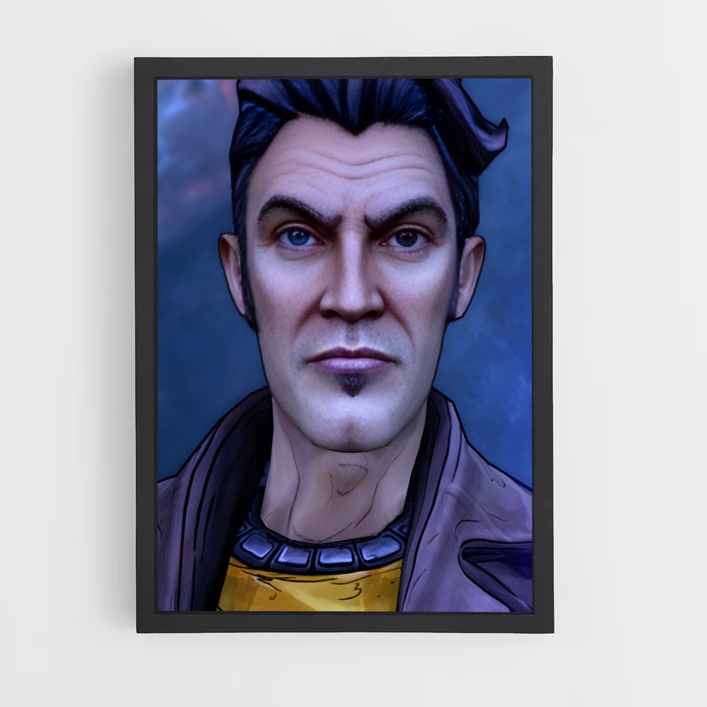 Poster L'Œil Azur – affiche Borderlands (vue 2)
